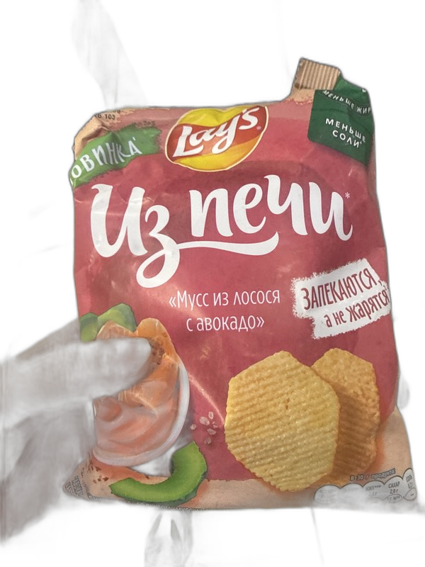 Чипсы Lay's Из печи мусс из лосося с авокадо